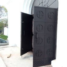 Ворота из художественной ковки металла