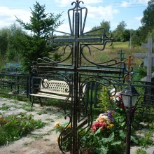 Крест из художественной ковки