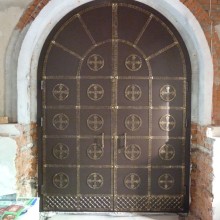 Ворота из художественной ковки металла