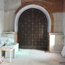 Ворота из художественной ковки металла